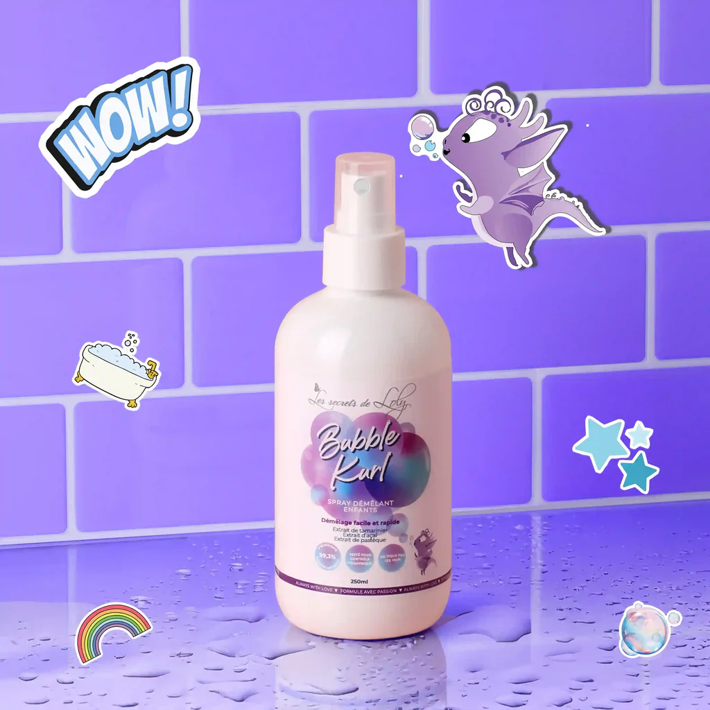 LES SECRETS DE LOLY BUBBLE KURL SPRAY DEMELANT ENFANTS 250ML