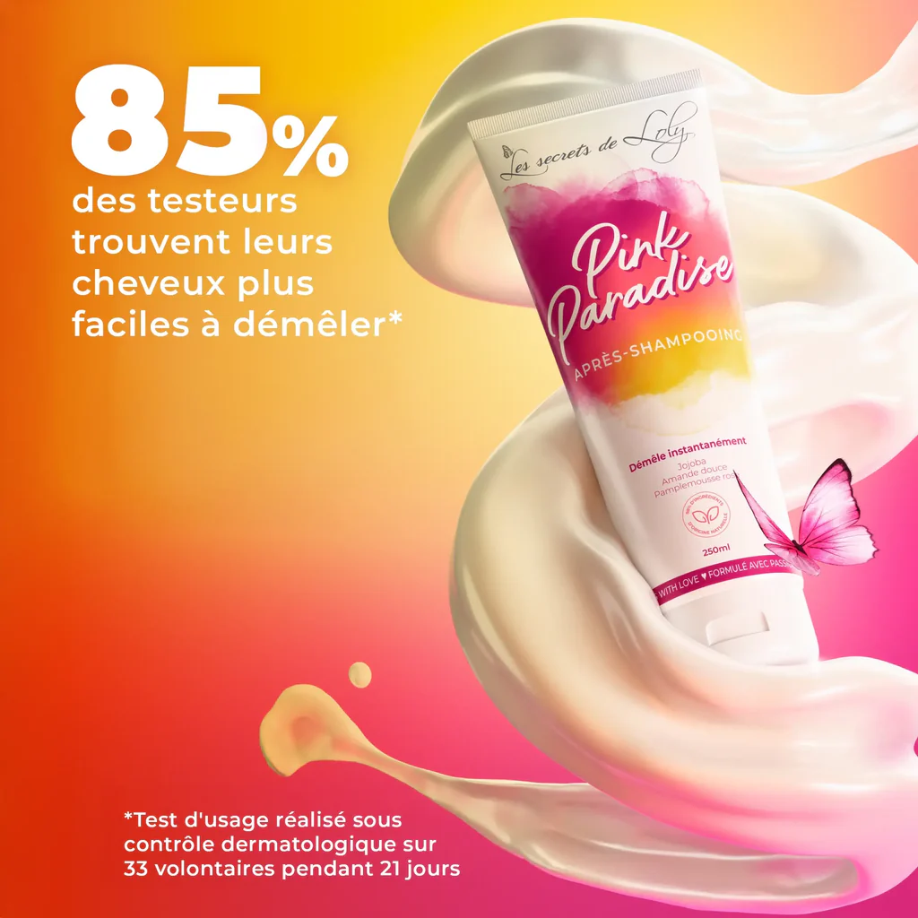 LES SECRETS DE LOLY PINK PARADISE APRES-SHAMPOOING 250ML