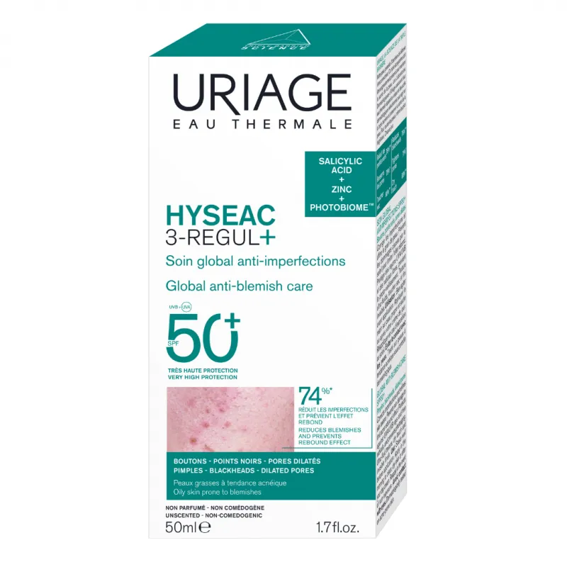URIAGE HYSEAC 3 REGUL+ SPF50+ 50ML-2.webp