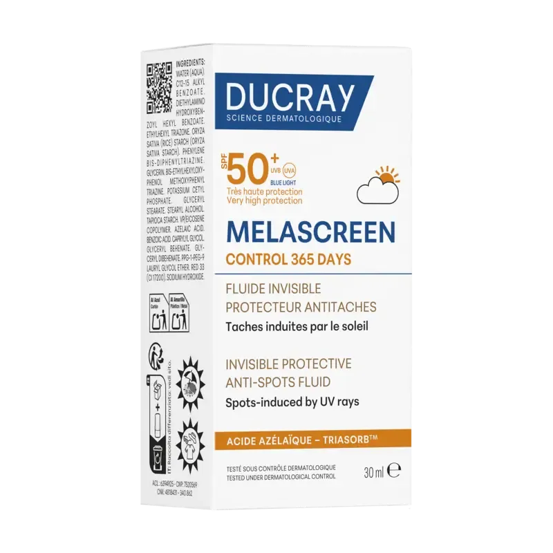 DUCRAY MELASCREEN  CONTROL 365 FLUIDE INVISIBLE SPF50+ 30ML-2.webp