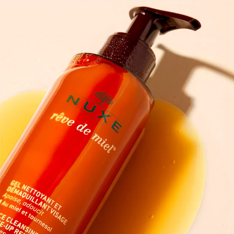 NUXE REVE DE MIEL GEL NETTOYANT ET DEMAQUILLANT 200ML-2.webp