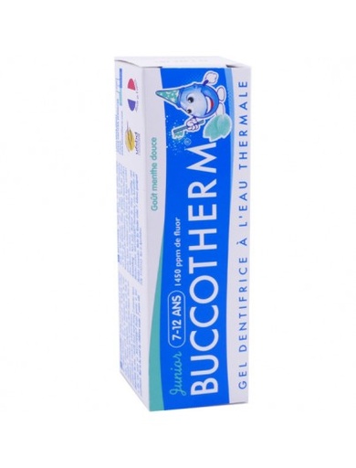 BUCCOTHERM DENTIFRICE JUNIOR 7-12 ANS - GOUT MENTHE DOUCE 50ML