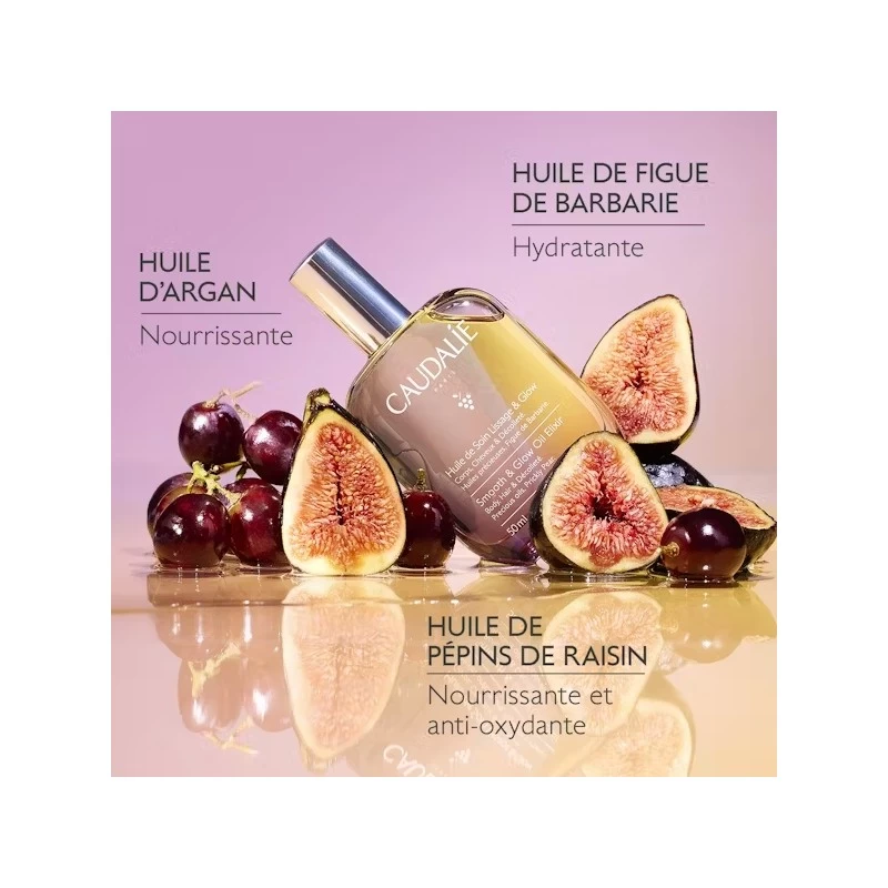 CAUDALIE HUILE DE SOIN - LISSAGE ET GLOW 50ML