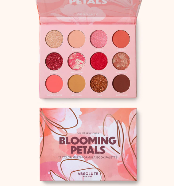 [888432973082] ABSOLUTE NY 12 COLOR PALETTE - BLOOMING PETALS MESP01