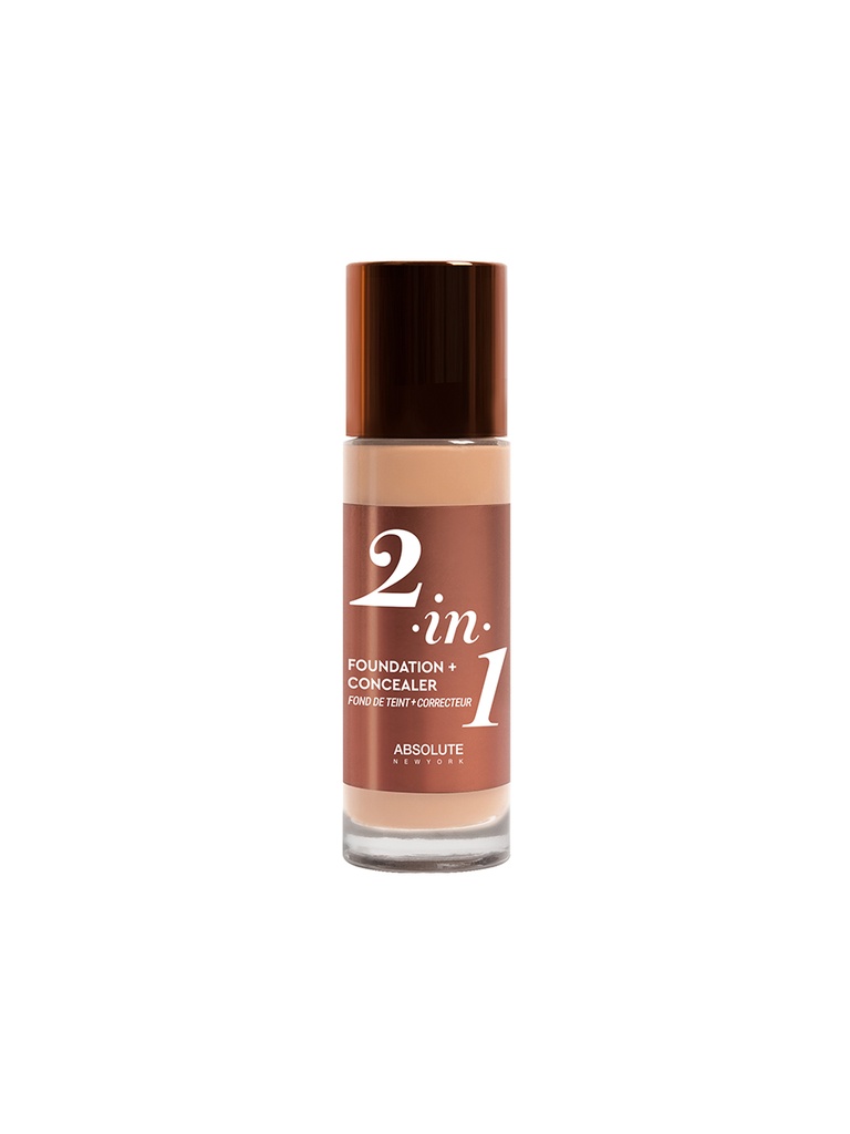 [888432949063] ABSOLUTE NY 2IN1 FOUNDATION ET CONCEALER - NEUTRAL SHELL MFFC02