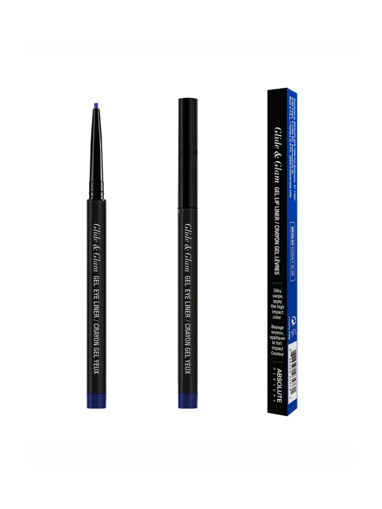 [888432934731] ABSOLUTE NY GLIDE ET GLAM GEL EYELINER - COBALT BLUE MDGL02