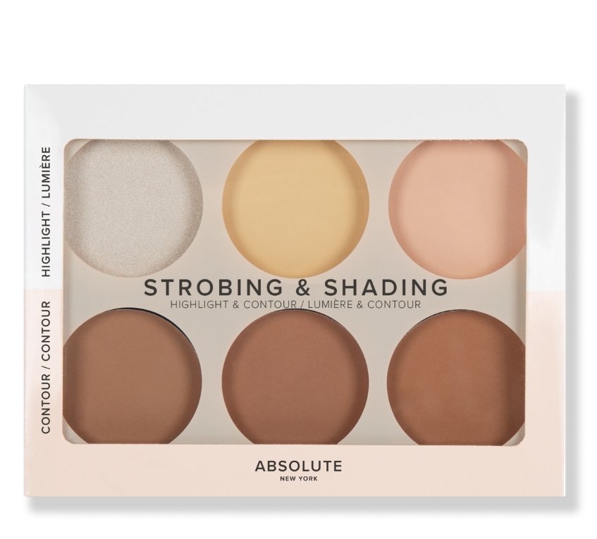 [888432961713] ABSOLUTE NY STROBING ET SHADING PALETTE - LIGHT TO MEDIUM AHC11
