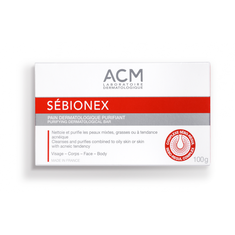 [3760095253282] ACM SEBIONEX PAIN DERMATOLOGIQUE PURIFIANT 100G
