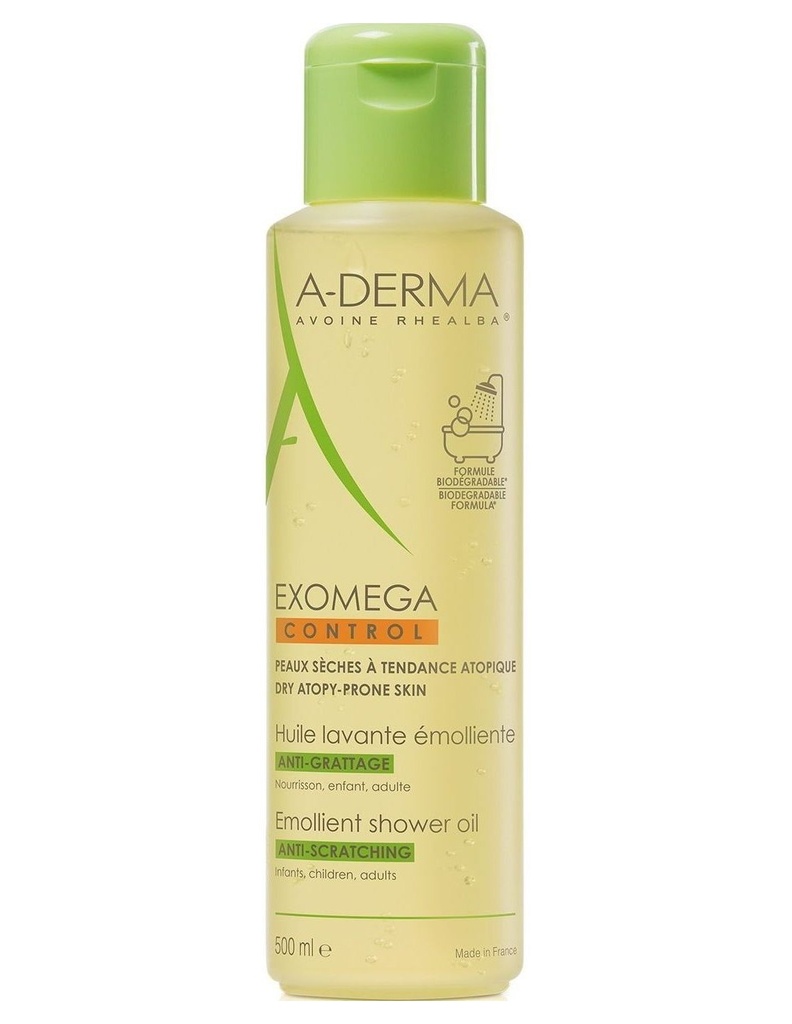 [3282770393842] A-DERMA EXOMEGA CONTROL HUILE LAVANTE EMOLLIENTE 200ML