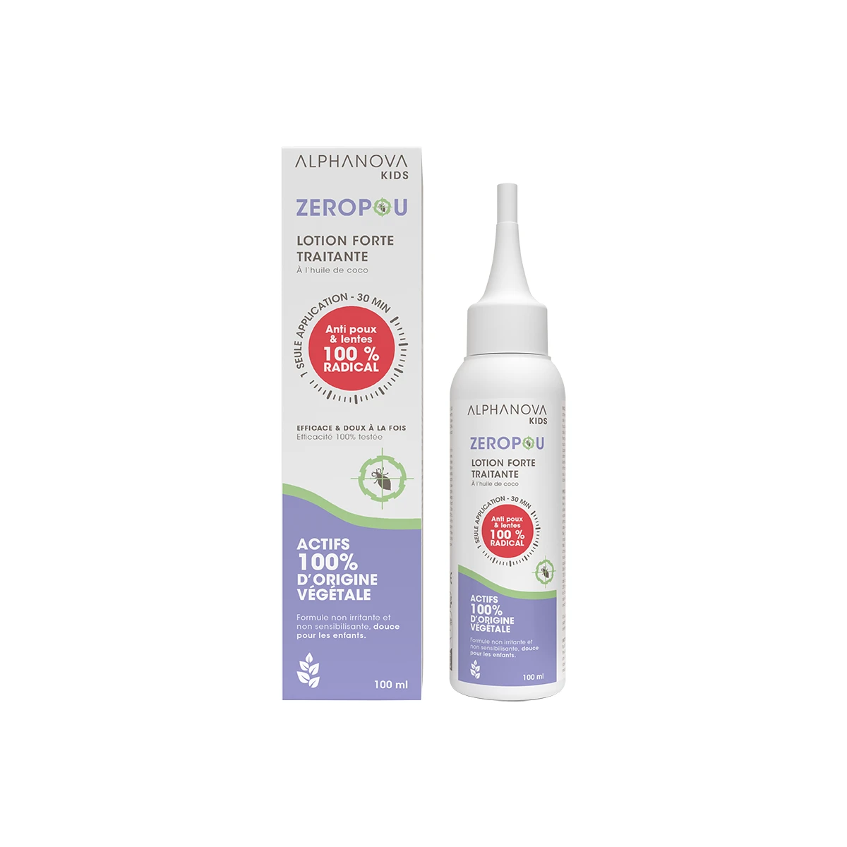 [3760075071226] ALPHANOVA KIDS ZEROPOU LOTION FORTE TRAITANTE BIO 100ML