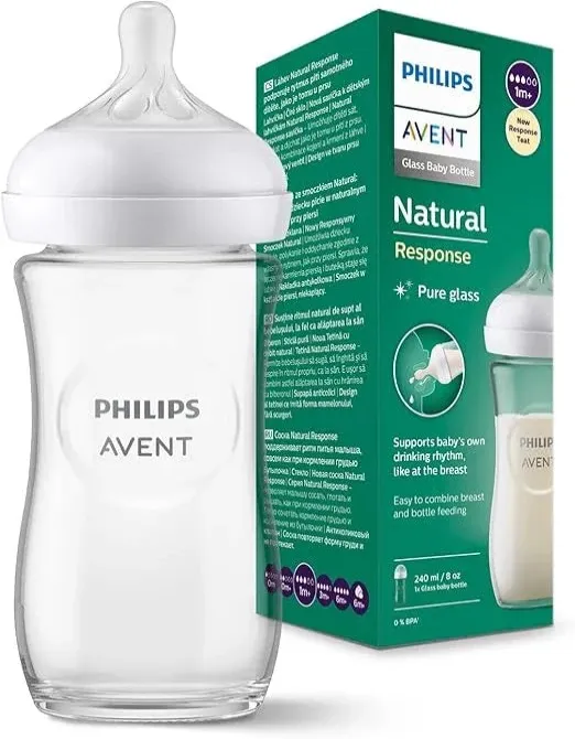 [8720689012188] AVENT BIBERON NATURAL EN VERRE 240ML