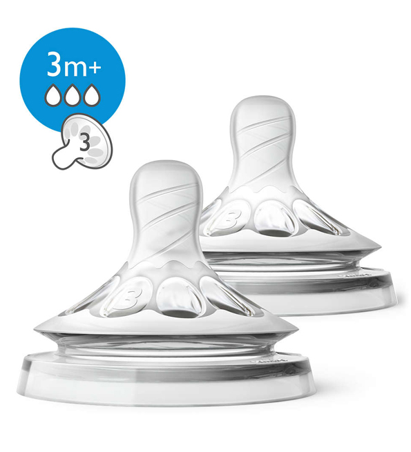 [8720689012041] AVENT TETINES NATURAL 3M+ 2U