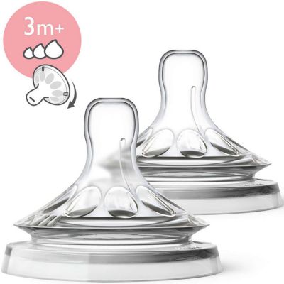 AVENT TETINES NATURAL 3M+ A DEBIT VARIABLE 2U