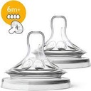 AVENT TETINES NATURAL 6M+ 2U