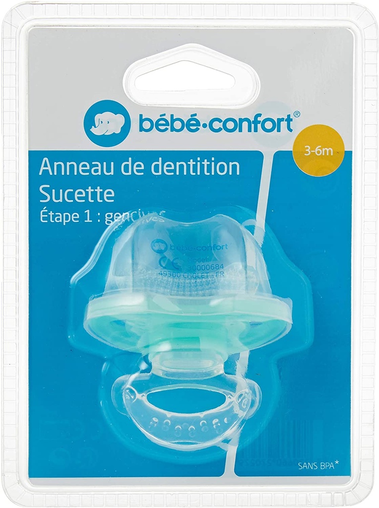 [3220660270279] BEBE CONFORT ANNEAU DE DENTITON SUC ETAPE1 3-6M