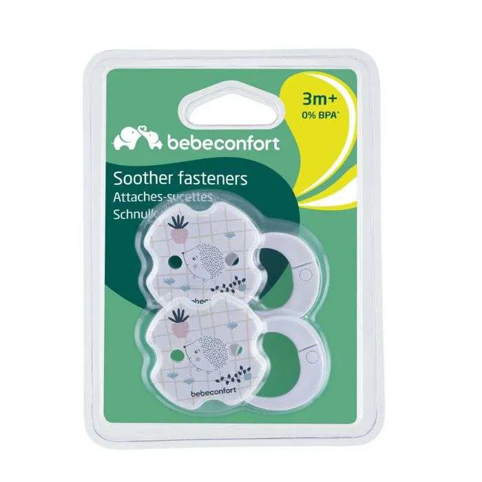 [3220660298891-3220660342273] BEBE CONFORT ATTACHES SUCETTE DENTAL 3M+ 2U