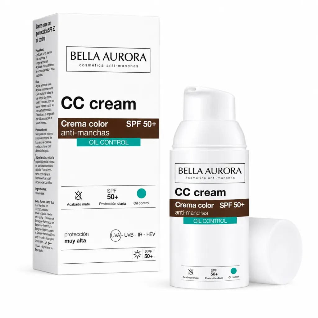 [8413400011200] BELLA AURORA CC CREME ANTI-TACHES OIL CONTROL SPF50+ TEINTE 30ML