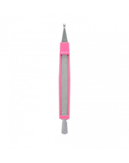 [24018] BETER COUPE CUTICULE A TRIPLE USAGE AVEC REPOUSSOIR ET LIME