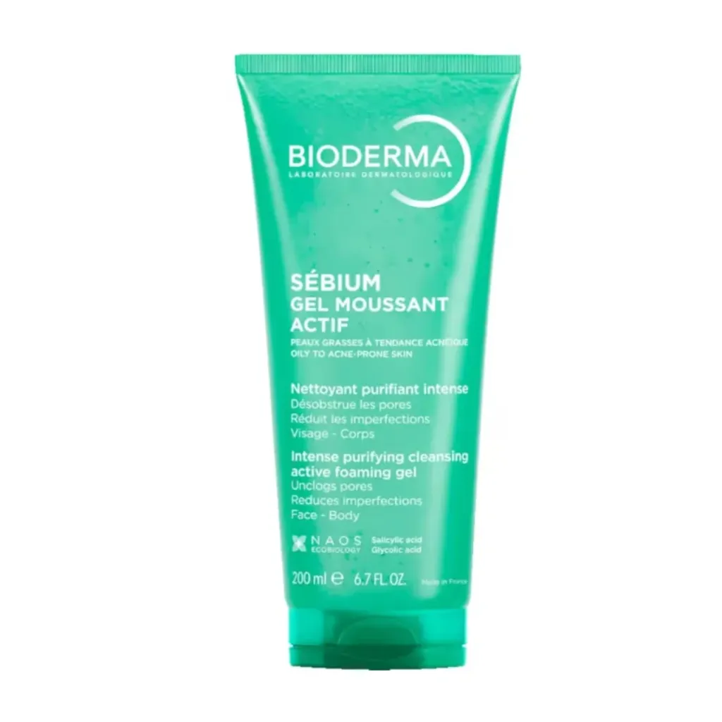 BIODERMA SEBIUM GEL MOUSSANT ACTIF 200ML