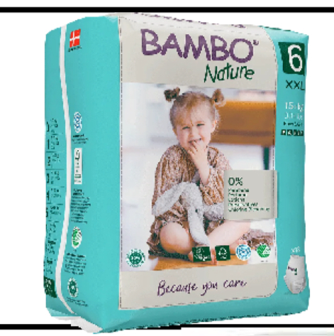 [5703538245268] BIO LIFE BAMBO NATURE COUCHES-CULOTTES T6 18KG+ 18U
