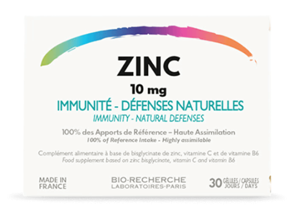 [3760274570193] BIO-RECHERCHE ZINC 10MG - 30 GELULES