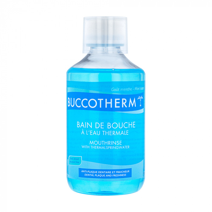 [3401560253740] BUCCOTHERM BAIN DE BOUCHE BLEU A L'EAU THERMALE SANS ALCOOL 300ML