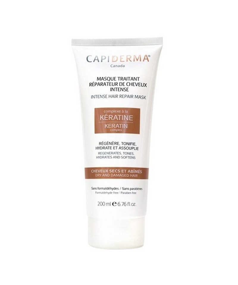 [818118002584] CAPIDERMA MASQUE TRAITANT A LA KERATINE 200ML