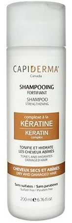 [818118002553] CAPIDERMA SHAMPOOING FORTIFIANT A LA KERATINE 200ML