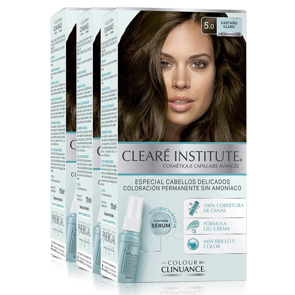 CLEARE INSTITUTE PACK COLORATION - 5.0 BRUN CLAIR