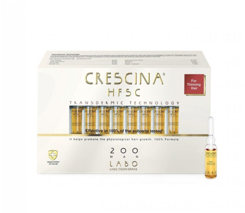 [8051417810135] CRESCINA HFSC 200 MAN 20 FLACONS 3.5ML