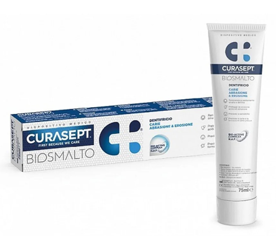 [8056746072445] CURASEPT DENTIFRICE BIOSMALTO CARIES ABRASIONS ET EROSIONS 75ML