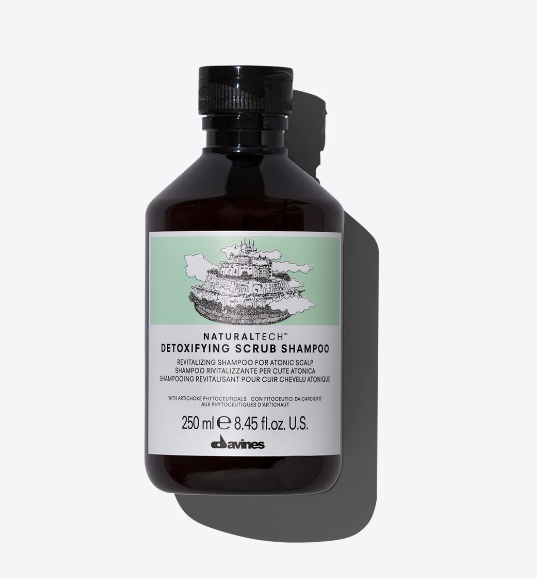 [8004608256533] DAVINES NATURALTECH DETOXIFYING SCRUB SHAMPOO 250ML