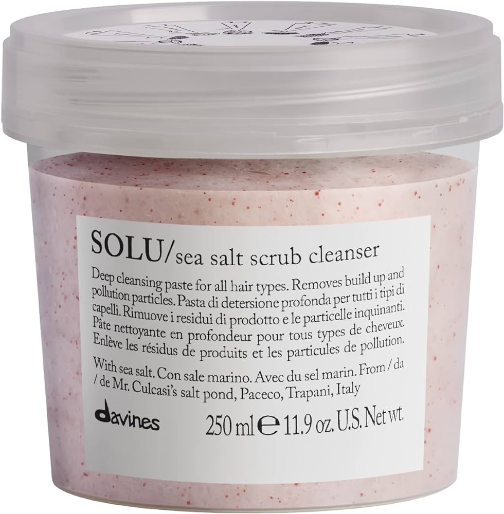 [8004608276944] DAVINES SOLU/ SEA SALT SCRUB CLEANSER 250ML