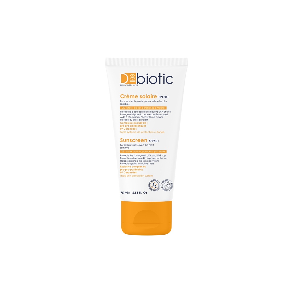 [6111270660192] D-BIOTIC CREME SOLAIRE SPF50+ 75ML