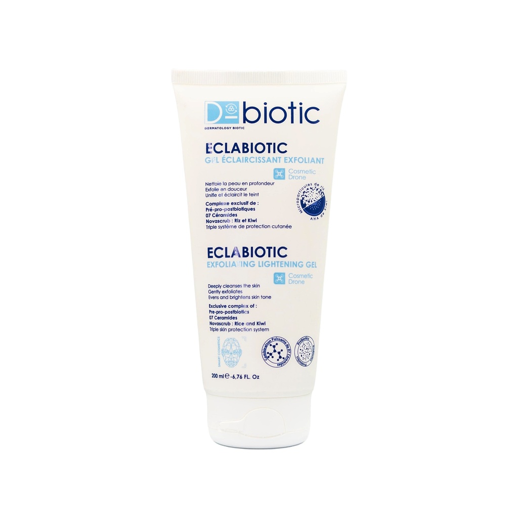 [6111270660475] D-BIOTIC ECLABIOTIC GEL ECLAIRCISSANT EXFOLIANT 200ML