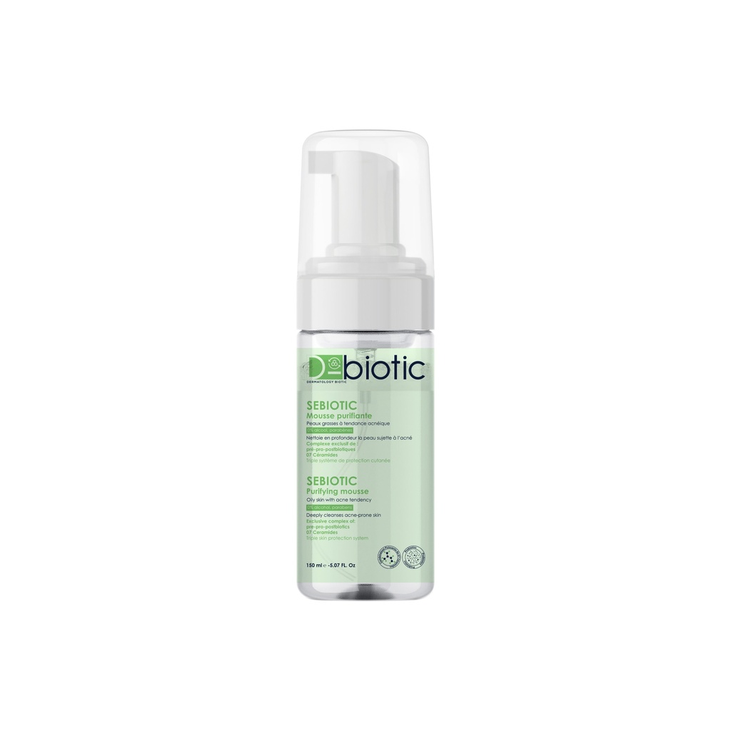 [6111270660406] D-BIOTIC SEBIOTIC MOUSSE PURIFIANTE 150ML