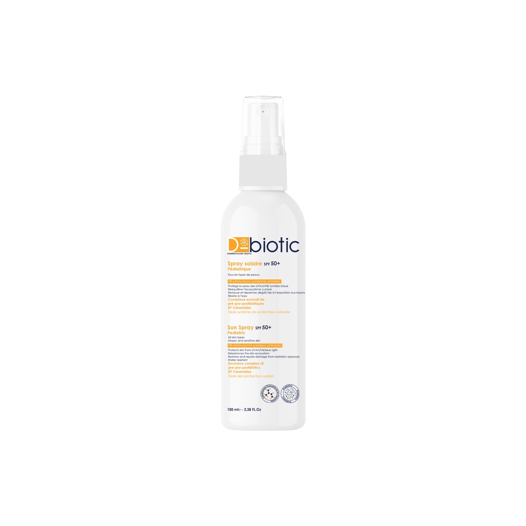 [6111270660239] D-BIOTIC SPRAY SOLAIRE PEDIATRIQUE SPF50+ 100ML