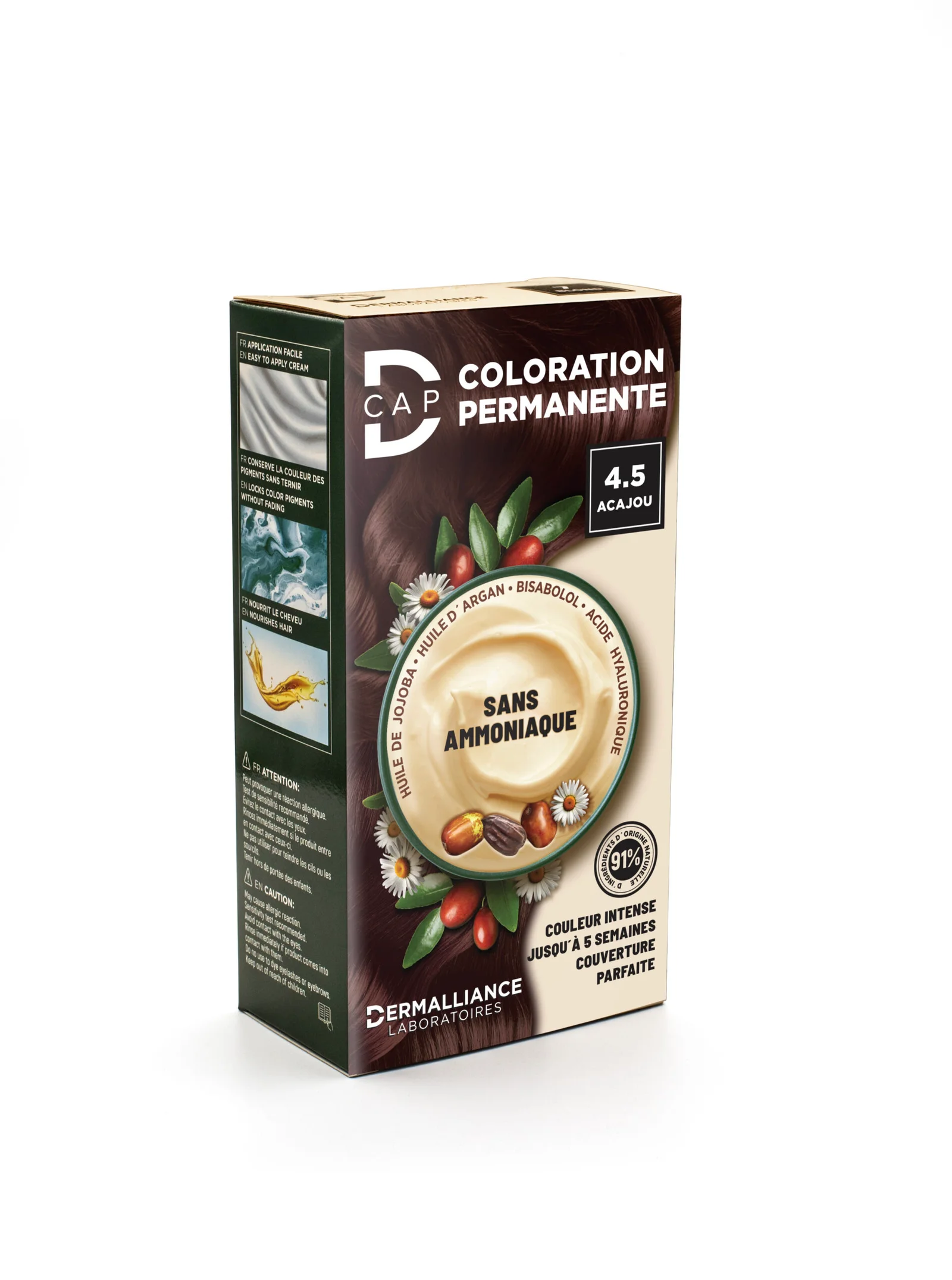 D-CAP COLORATION PERMANENTE - 4.5 ACAJOU
