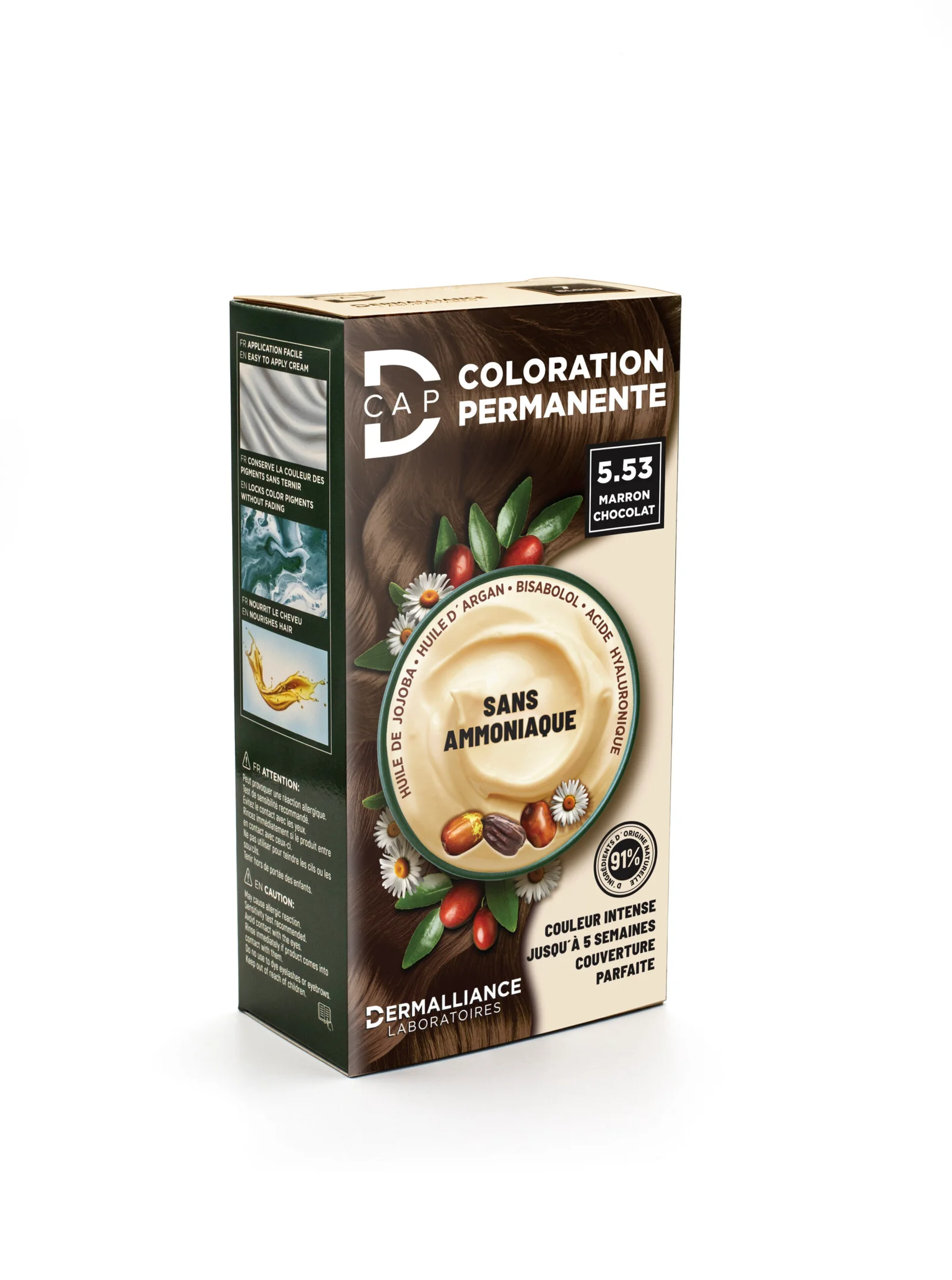 [6111266710399] D-CAP COLORATION PERMANENTE - 5.53 MARRON CHOCOLAT