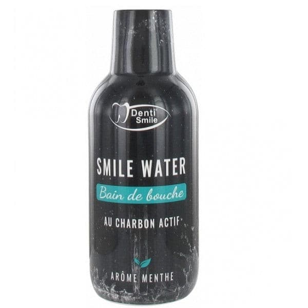 [3770012316037] DENTI-SMILE BAIN DE BOUCHE AU CHARBON ACTIF - GOUT MENTHE 300ML