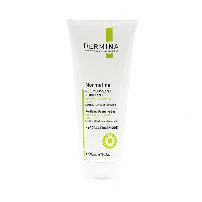 [3760220372420] DERMINA NORMALINA GEL MOUSSANT PURIFIANT 200ML