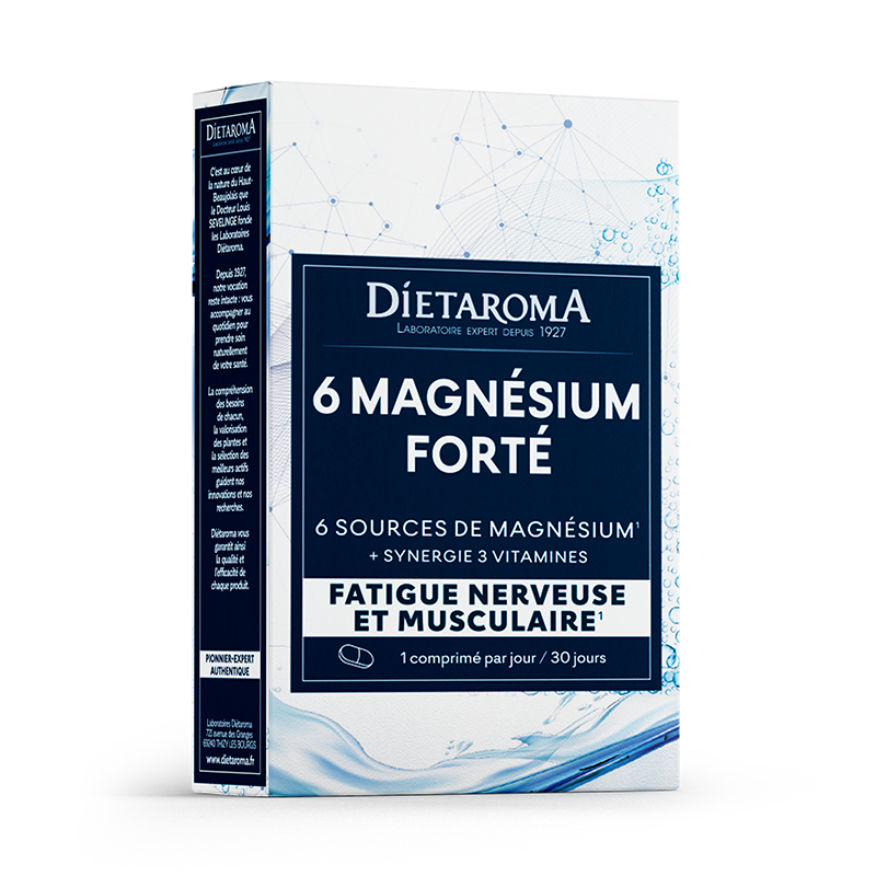 [3460341529757] DIETAROMA 6 MAGNESIUM FORTE - EQUILIBRE NERVEUX - 30 COMPRIMES