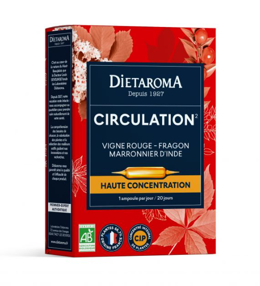 [3460340062033] DIETAROMA CIRCULATION - 20 AMPOULES