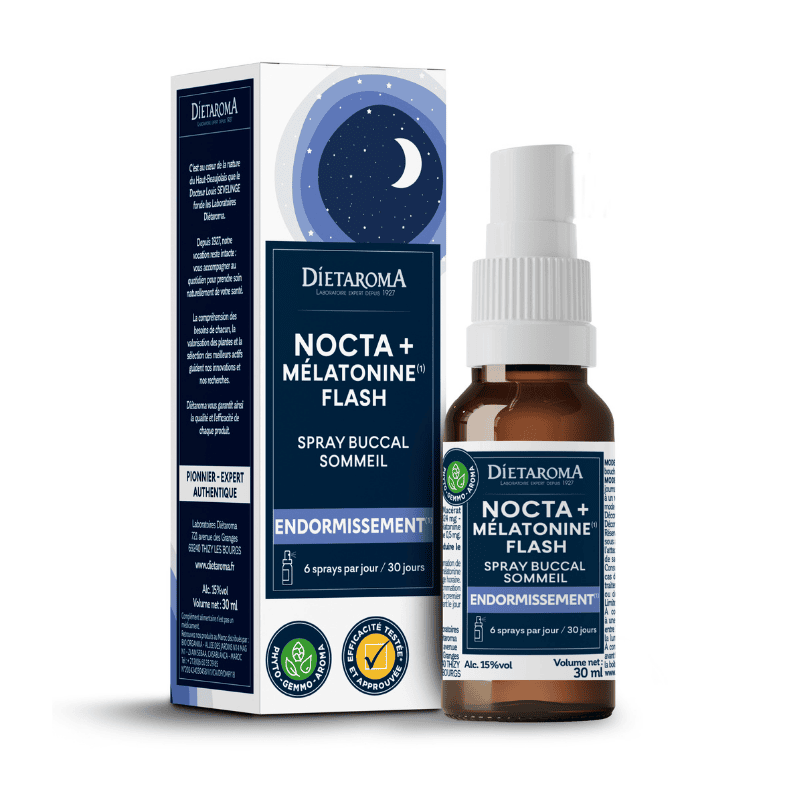 [3460341521577] DIETAROMA NOCTA+ MELATONINE FLASH SPRAY - ENDORMISSEMENT - 30ML