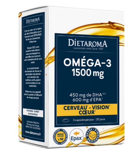 [3460341531330] DIETAROMA OMEGA 3 1500MG - 60 CAPSULES