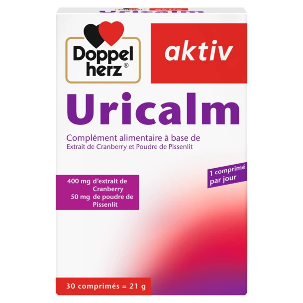 [4009932416466] DOPPELHERZ AKTIV URICALM - 30 COMPRIMES