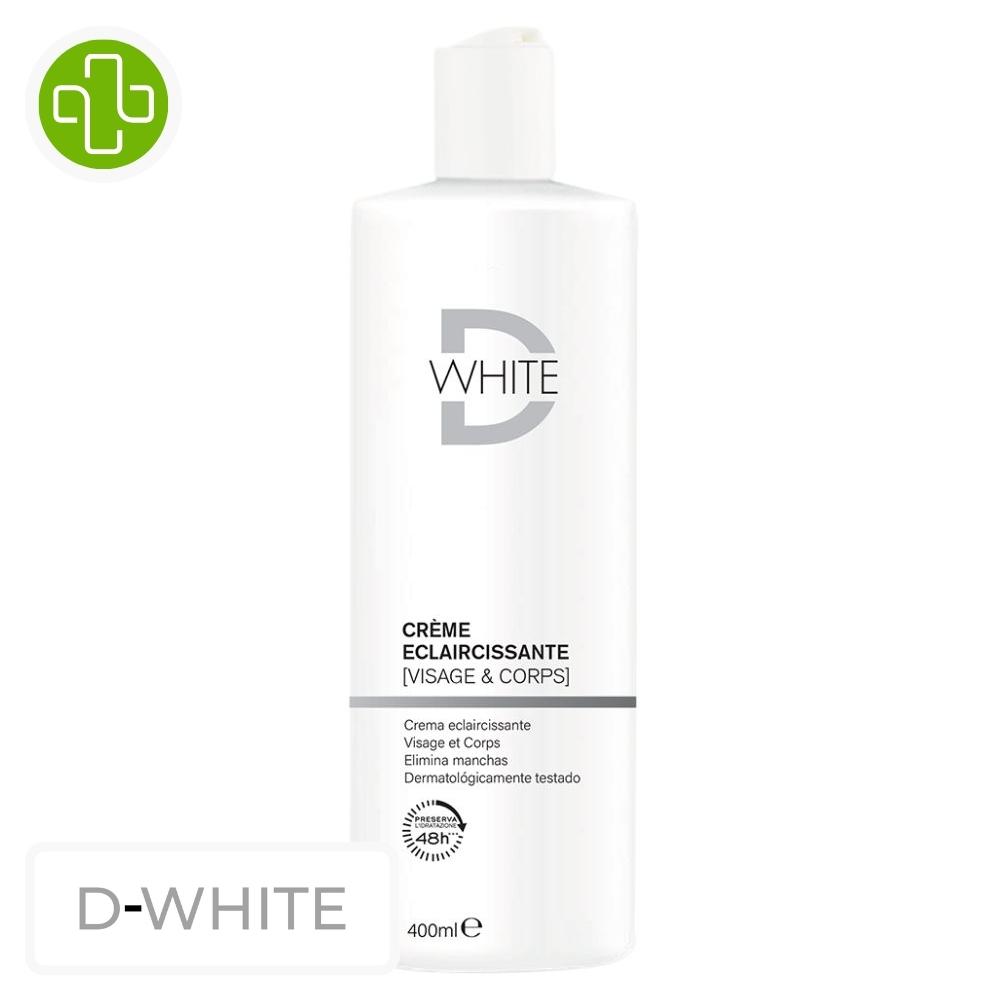 [6111266710092] D-WHITE CREME ECLAIRCISSANTE VISAGE ET CORPS 400ML