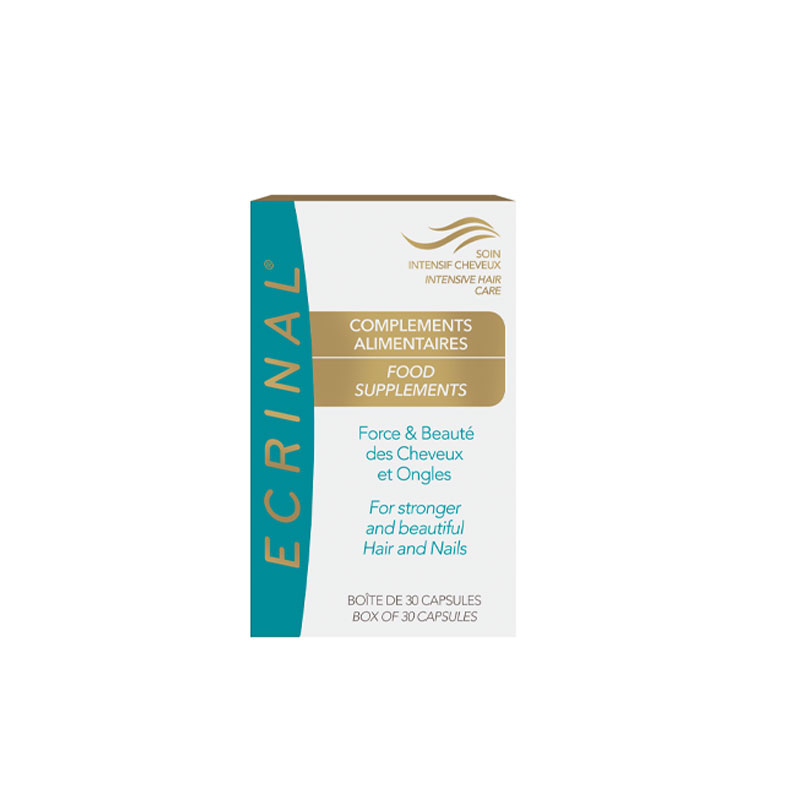 [3323030000343] ECRINAL COMPLEMENT ALIMENTAIRE CHEVEUX ET ONGLES - 30 CAPSULES