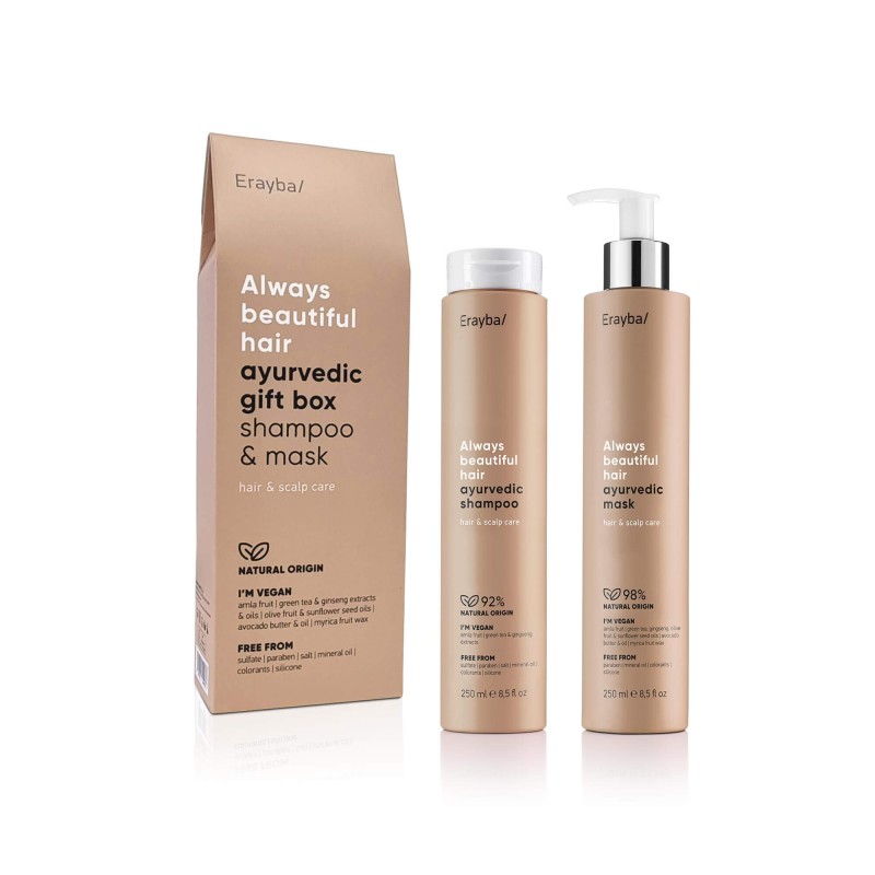 ERAYBA COFFRET AYURVEDIC SHAMPOO ET MASK VEGAN