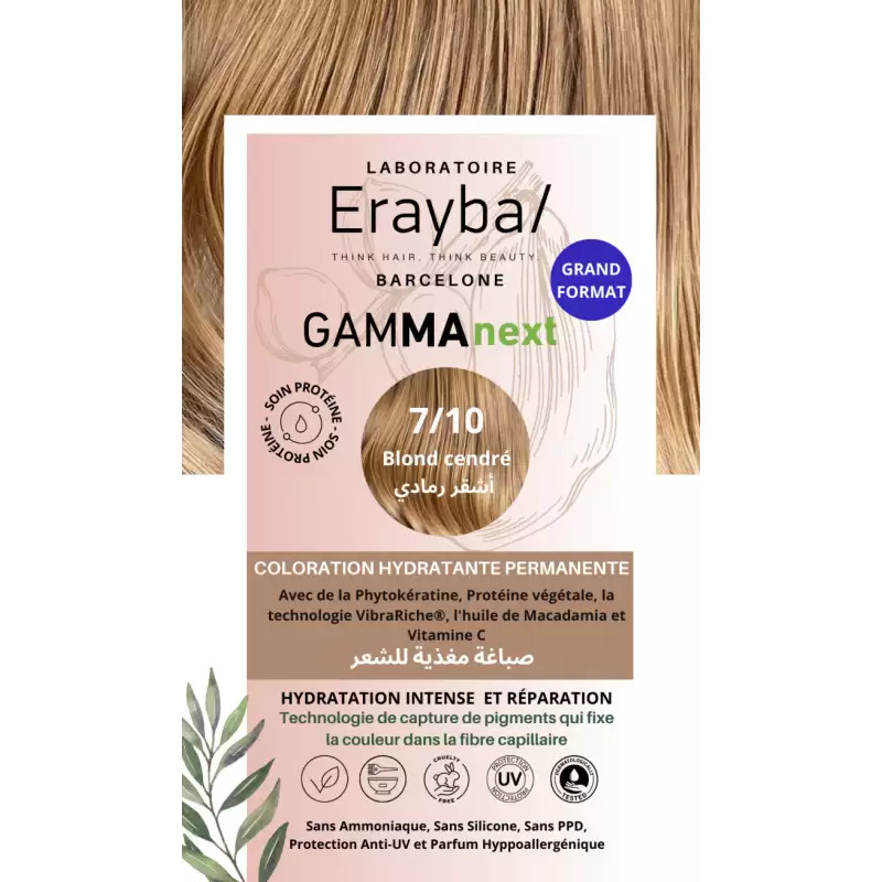 [8436022393370] ERAYBA GAMMA NEXT 7/10 BLOND CENDRE 100ML